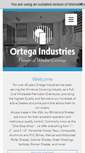 Mobile Screenshot of ortegaindustries.com